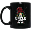 The Uncle Gnome Present For Family, Xmas Cute Gnome Lover Black Mug