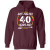 Anniversary Gift, 40th Anniversary, 40 Years Wedding, Anniversary Gift Pullover Hoodie