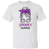 Spooky Mama, Halloween Party, Messy Buns Halloween Unisex T-Shirt