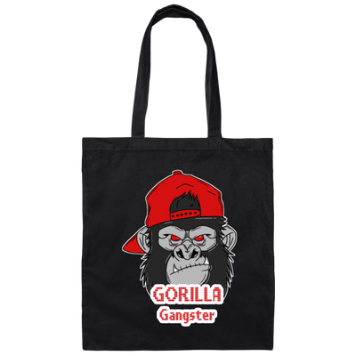 Gorilla Gangster, Best Gorilla, Cool Gorilla, Funny Gangster Gorilla Canvas Tote Bag