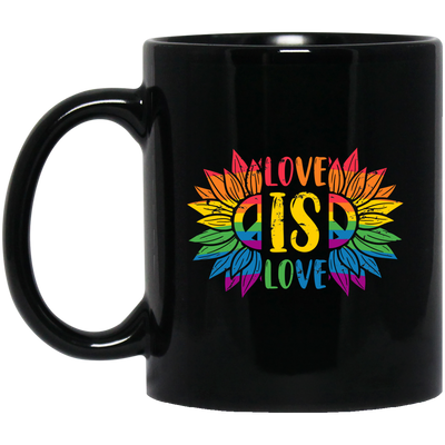 Love Is Love, LGBT Pride, Pride's Day, Proud Of Lgbtq Black Mug