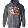 Sleigh All Day, Santa Sleigh, Funny Santa, Funny Reindeer Christmas Pullover Hoodie