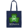 St Patrick Lover, Shamrock Gift, Lucky Leaves, Patrick Man, Patrick Day Canvas Tote Bag