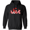 Love Gnome, Love You, Valentine Gnome, Cute Love, Valentine's Day, Trendy Valentine Pullover Hoodie