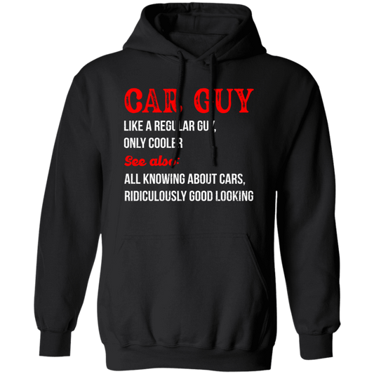 Love Car, Car Guy Definition Mechanic, Car Lover Distressed Pullover Hoodie