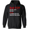 Love Car, Car Guy Definition Mechanic, Car Lover Distressed Pullover Hoodie