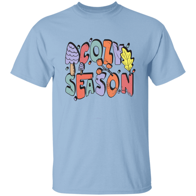 Cozy Season, Fall, Autumn, Groovy Fall Season Unisex T-Shirt