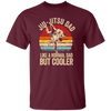 Jiu-Jitsu Dad, Like A Normal Dad But Cooler, Men, Father Vintage Fighter Unisex T-Shirt