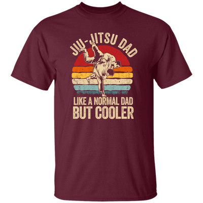 Jiu-Jitsu Dad, Like A Normal Dad But Cooler, Men, Father Vintage Fighter Unisex T-Shirt