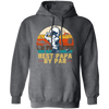 Love Golf, Best Papa By Par, Funny Golf, Retro Golf, Vintage Style Pullover Hoodie