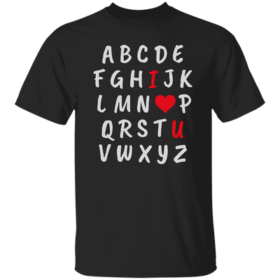 I Love You Alphabet, Love Valentine, Valentine Alphabet Unisex T-Shirt