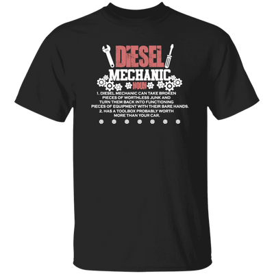 Diesel Mechanic, Can Take Broken Pieces Of Worthless Junk, Toolbox Unisex T-Shirt