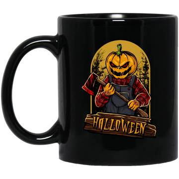 Halloween Night, Horror Halloween, Happy Halloween Black Mug