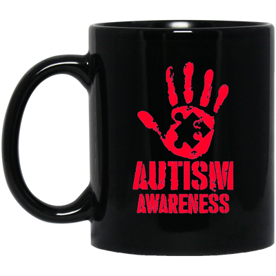 Autism Gift, Autism Awareness, Lovely Gift, Love Autism Gift Love Black Mug