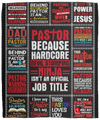Pastor Blanket, Pastor Lover, Christian Gift, Jesus Blanket BP002