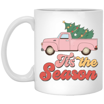 Tis The Season, This Is The Season, Christmas Season White Mug