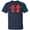 Red Bow, Christmas Light, Love Xmas, Bling Christmas Christmas Unisex T-Shirt