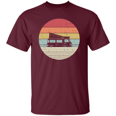 Camp Bus, Camping Bus, Retro Bus Go To Camp, Cool Bus For Family Campers Unisex T-Shirt