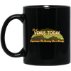 Venus Vintage, Space Experience, The Morning Star, Beauty Retro Space, Travel Planet Black Mug