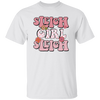 Sleigh Girl Sleigh, Pinky Sleigh, Groovy Sleigh, Pink Christmas Unisex T-Shirt