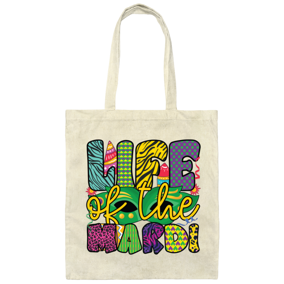 Life Of The Mardi, Mardi Gras Day, Mardi Gras Holiday Canvas Tote Bag