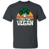 Retro Vegetable, Vegetarian Lover Gift, Love The Vegan Unisex T-Shirt