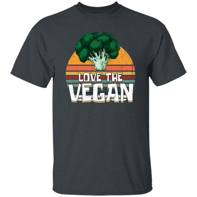 Retro Vegetable, Vegetarian Lover Gift, Love The Vegan Unisex T-Shirt