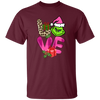 Love Grinch, Pink Grinch, Funny Love Grinch, Trendy Grinch, Merry Christmas, Trendy Christmas Unisex T-Shirt