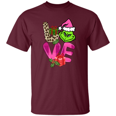 Love Grinch, Pink Grinch, Funny Love Grinch, Trendy Grinch, Merry Christmas, Trendy Christmas Unisex T-Shirt