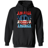 America, American Smiley, Smile Icon, America Smile Pullover Hoodie