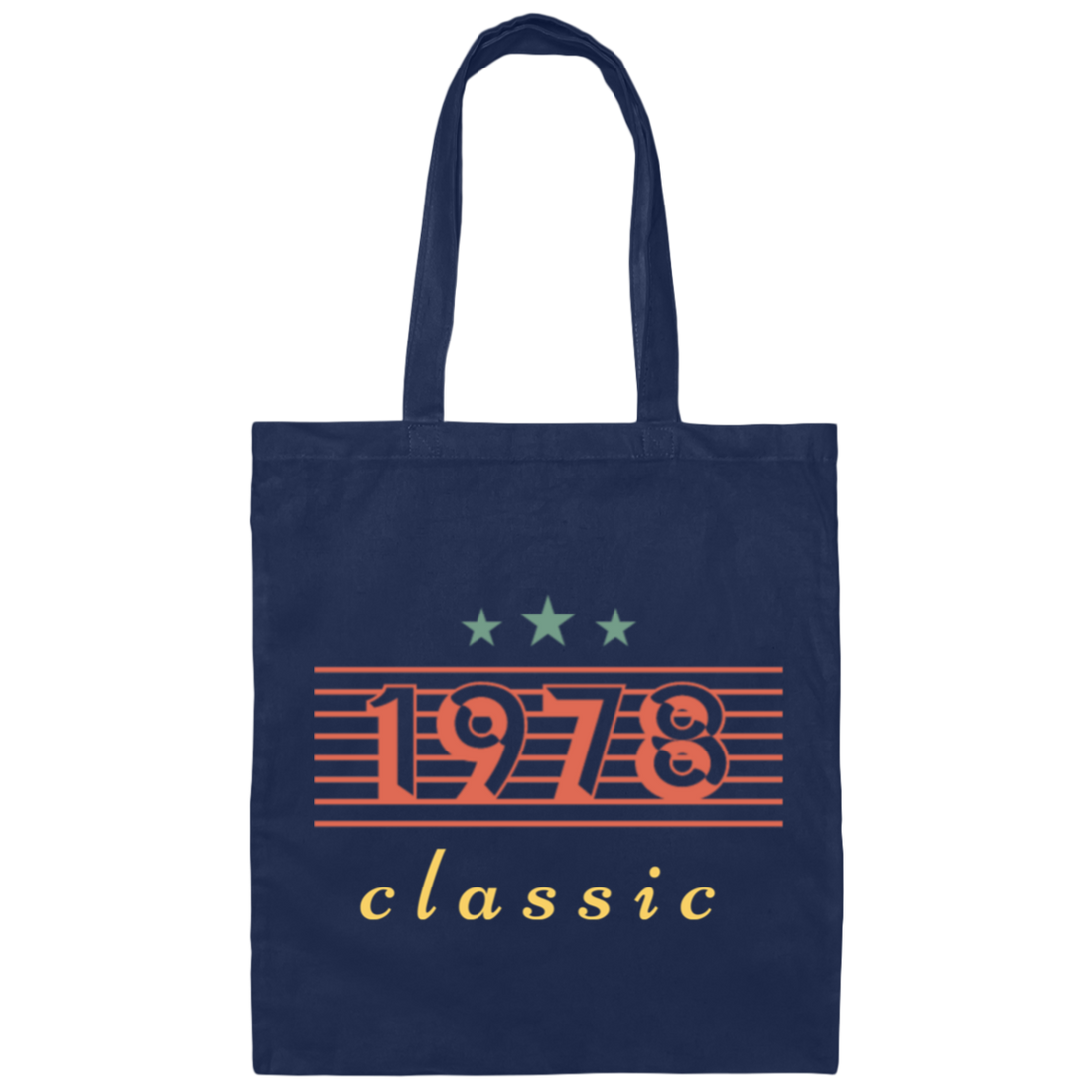 1978 Birthday Gift, Retro 1978, Love Classic Gift, 1978 Lover Gift Canvas Tote Bag