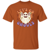 Let's Go Ghouls, 3 Boos, Funny Boo, Groovy Halloween Unisex T-Shirt