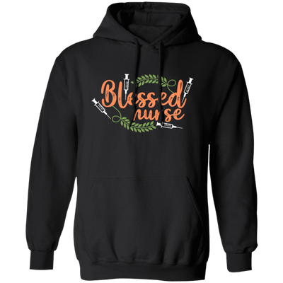 Blessed Nurse, Funny Nurse, Rice Leaves, Love Nurse, Nurse Gift Pullover Hoodie