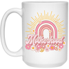 Mother's Day Gift, Motherhood Gift, Mama Flowers Sunshine, Gift For Mom White Mug