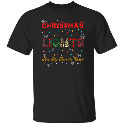 Christmas Lights Are My Favorite Color, Retro Christmas Unisex T-Shirt