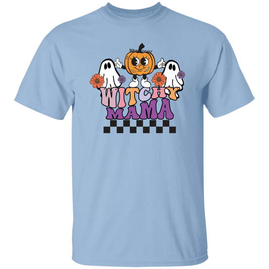 Witchy Mama, Pumpkin And Boos, Spooky Halloween Unisex T-Shirt