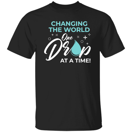 Changing The World, One Drop At A Time, Together Changing, Love World Unisex T-Shirt