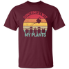 Sometimes I Wet My Plants, Retro Wet My Plants, Plant Lover Unisex T-Shirt