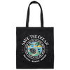 Save The Ocean - Turtle Keep The Sea Plastic Free Canvas Tote Bag