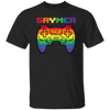 Gaymer Rainbow, Gamer Love Gift, Gaming LGBT Design, Best Gaymer Unisex T-Shirt