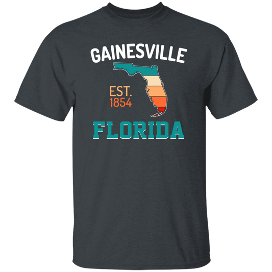 Gainesville, Florida, EST 1854, Retro Florida, American State Unisex T-Shirt