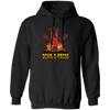 Devil Loveer Gift, Best Of Devil, Devil In Hell, Beside Fire Pullover Hoodie