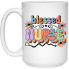 Blessed Nurse, Groovy Nurse, Groovy Blessed White Mug