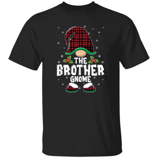 The Brother Gnome Gift For Chritmas, Xmas Cute Gnome Lover Unisex T-Shirt