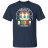 Promoted To Daddy, Retro Dad And Son, Father's Day Gifts Unisex T-Shirt