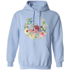 Hummingbird With Flower, Love Hummingbird, Beautiful Flowers Pullover Hoodie