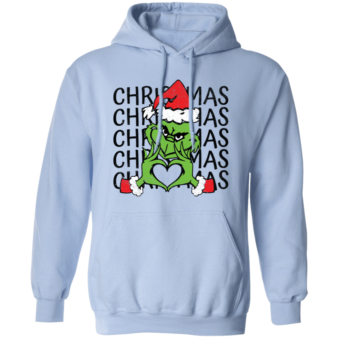 Grinchmas, Grinch Christmas, Green Grinch, Merry Christmas, Trendy Christmas Pullover Hoodie