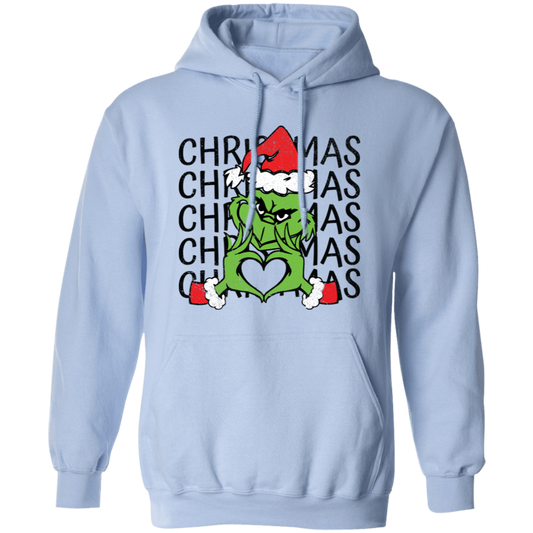 Grinchmas, Grinch Christmas, Green Grinch, Merry Christmas, Trendy Christmas Pullover Hoodie