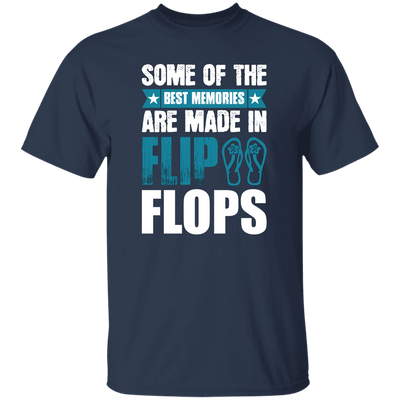 Some Of The Best Memories Are Made In Flip Flops, Flip Flops Retro Unisex T-Shirt