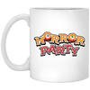 Horror Party, Horror Night, Halloween Party White Mug